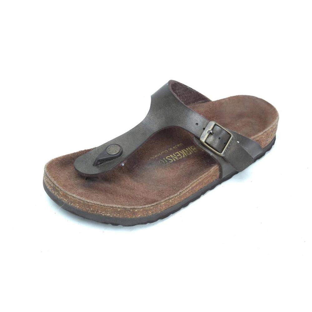 Birkenstock Gizeh Sandals Shoes Birko Flor Synthetic Women's Sz 36 L 5